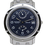 中古エルメス【HERMES】 CL5.710 クリッパー GMT パワーリザーブ