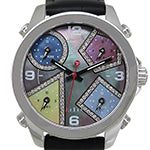 中古ジェイコブ【JACOB&Co.】 5タイムゾーン 40mm シェル×ダイヤ QZ