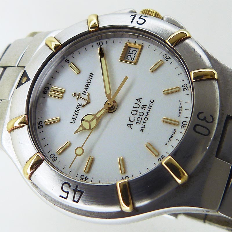 中古ユリスナルダン【ULYSSE NARDIN】 134-26 アクア 120 オートマティック