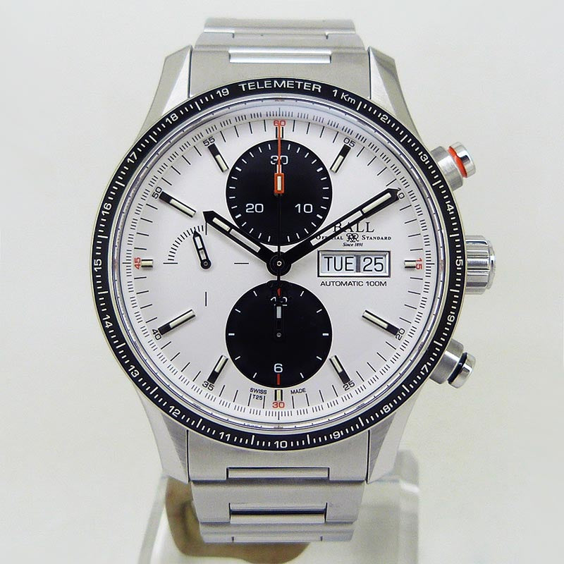 中古美品ボールウォッチ【BALL Watch】 CM3090C-S1J-WH ストークマン ストームチェイサー プロ ホワイト – PLUS ONE