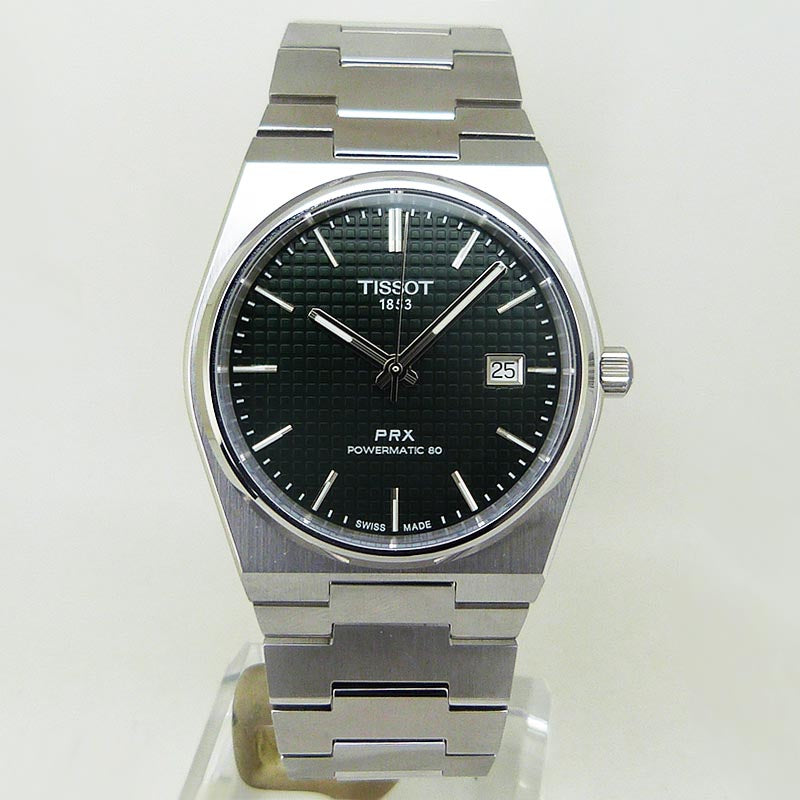 中古美品ティソ【TISSOT】 T137.407.11.091.00 PRX オートマティック パワーマティック80 グリーン