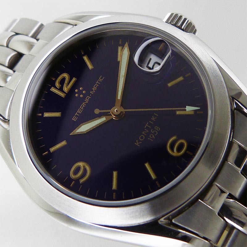 中古エテルナ【ETERNA】 1571.41 エテルナ・マティック コンチキ ブルー