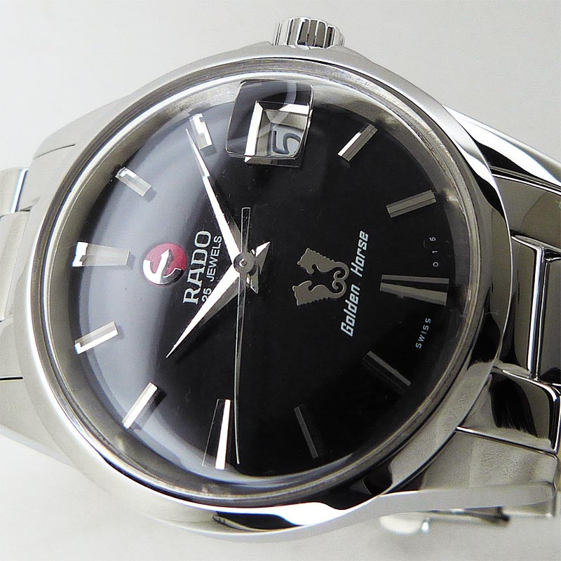 中古ラドー【RADO】 R84832153 ゴールデンホース ブラック 復刻 – PLUS ONE