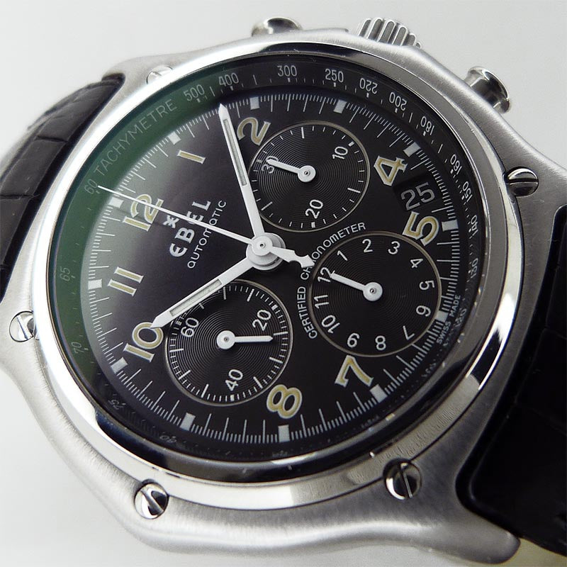 中古エベル【EBEL】 E9137240 1911 クロノグラフ – PLUS ONE