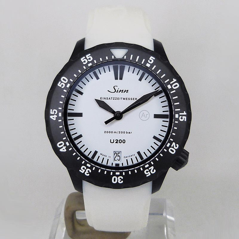 中古ジン【Sinn】 U200.W EZM8 Uボート・スチール 2000M ホワイト – PLUS ONE