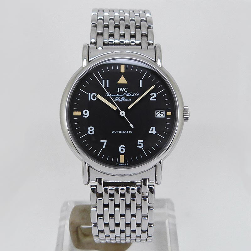 中古IWC IW351315 ポートフィノ ブラックアラビア ブレス OH済