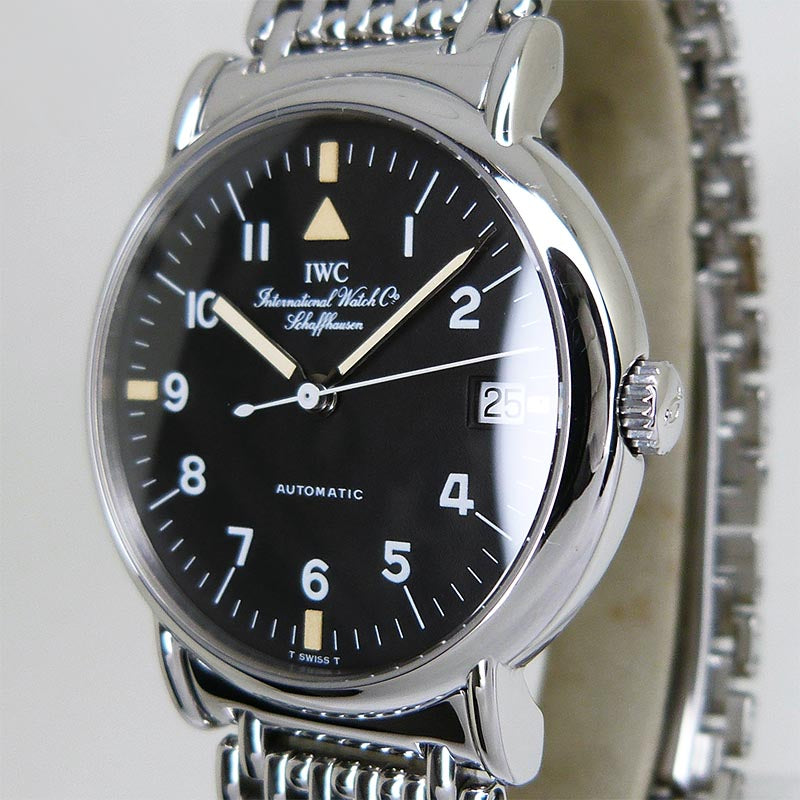 中古IWC IW351315 ポートフィノ ブラックアラビア ブレス OH済