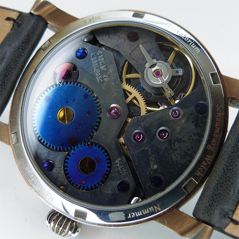 中古シャウボーグ【SCHAUMBURG WATCH】 UNIKATORIUM STEAMPUNK ウニカトリウム スチームパンク 手巻