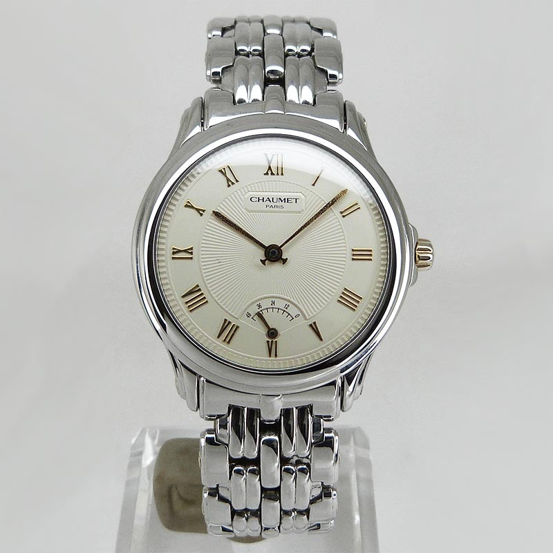 ベビーグッズも大集合 中古ショーメ【CHAUMET】 22A パワーリザーブ アクィラ ショーメ