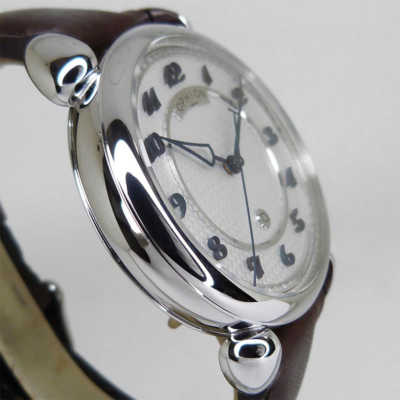 中古美品オフィオン【OPHION】 786 VELOS Guilloche Silver 786