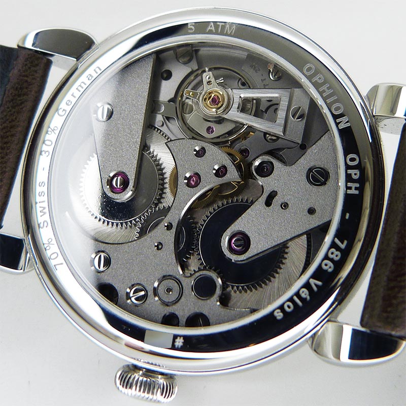 中古美品オフィオン【OPHION】 786 VELOS Guilloche Silver 786