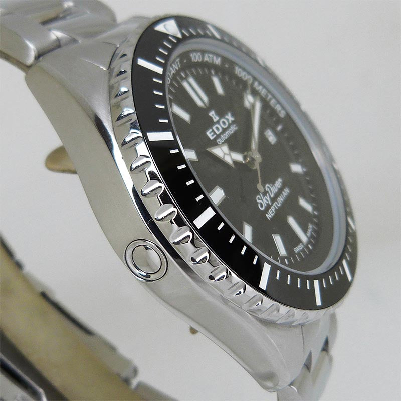 中古エドックス【EDOX】 80120-3NM-NIN スカイダイバー ネプチュニアン