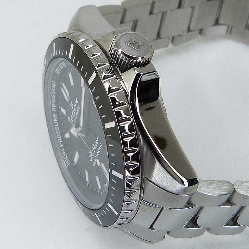 中古エドックス【EDOX】 80120-3NM-NIN スカイダイバー ネプチュニアン