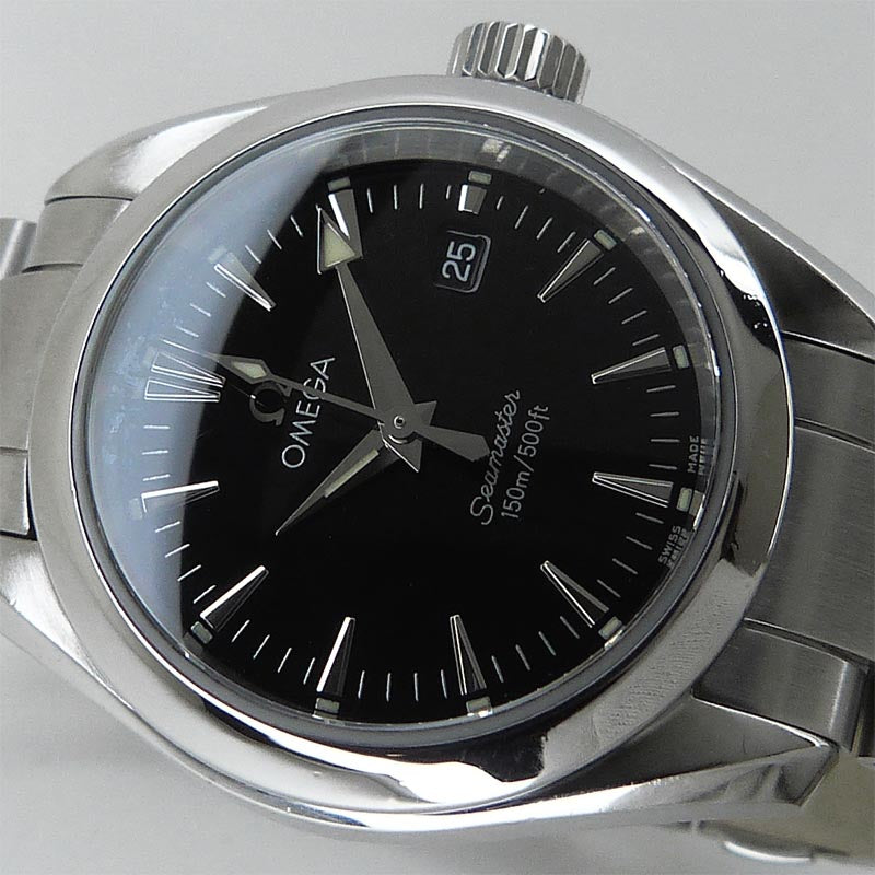 中古オメガ【OMEGA】 2577.50 シーマスター アクアテラ ブラック