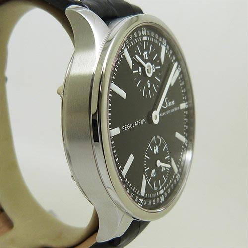 正規]Sinnジン クラシック6100 レギュレーター 銀ｘ青文字盤 腕時計 - 時計