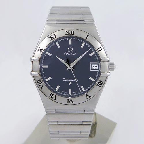 中古美品オメガ【OMEGA】 1512.40 コンステレーション ブルーグレー QZ – PLUS ONE