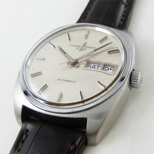 中古美品ユリスナルダン【ULYSSE NARDIN】 オートマティック デイデイト アンティーク OH済 – PLUS ONE