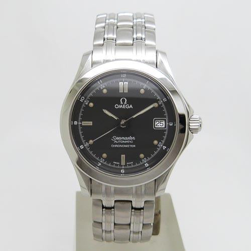 中古美品オメガ【OMEGA】 2501.50 シーマスター120 クロノメーター ブラック