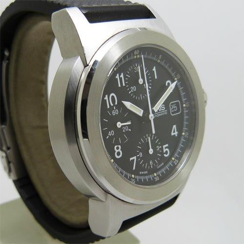 中古美品オリス【ORIS】 674 7511 41 64 BC3 クロノグラフ