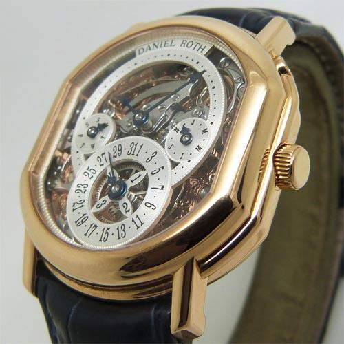 中古美品ダニエルロート【DANIEL ROTH】 C117 パーペチュアルカレンダー スケルトン PG – PLUS ONE