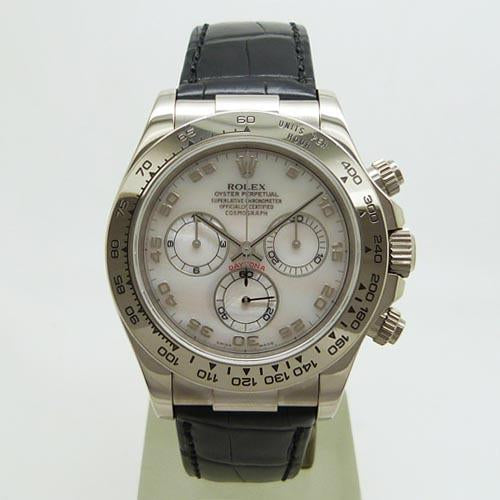 中古美品ロレックス【ROLEX】 116519 デイトナ ピンクシェルアラビア WG P番