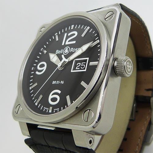 中古美品ベル＆ロス【Bell＆Ross】 BR01-96B-CA ビッグデイト OH済