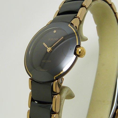 中古美品ラドー【RADO】 204.0302.3 ダイヤスター クポール レディース QZ