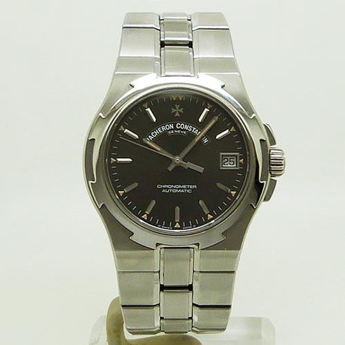 中古美品ヴァシュロン・コンスタンタン【VACHERON CONSTANTIN】 42042/423 オーバーシーズ ラージ グレー 37ｍｍ –  PLUS ONE