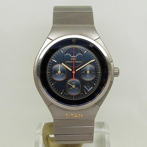 中古IWC 3742 ポルシェデザイン クロノグラフ ムーンフェイズ メカクォーツ – PLUS ONE