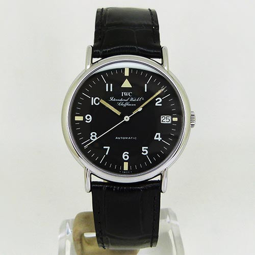 中古IWC 3513-026 ポートフィノ ブラックアラビア OH済 – PLUS ONE