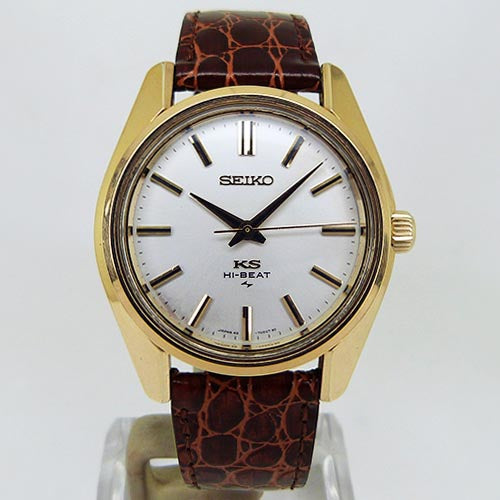 中古セイコー【SEIKO】 45-7001 45KS キングセイコー ハイビート アンティーク 手巻 OH済