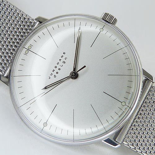 未使用品ユンハンス【JUNGHANS】 027 3004 44M マックスビル ハンドワインド 34ｍｍ 手巻 – PLUS ONE