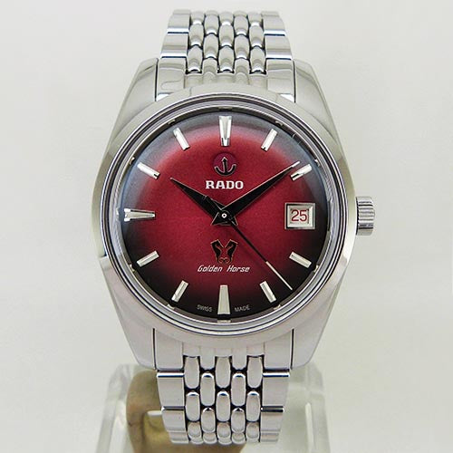 中古美品ラドー【RADO】 R33930355 ゴールデンホース オートマティック 世界限定1957本 ブレス