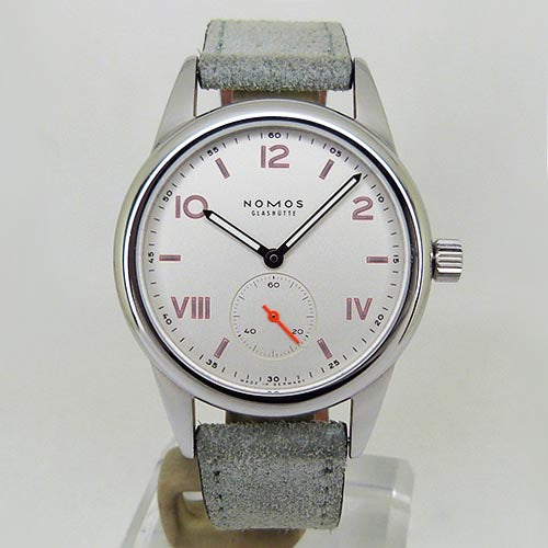 美品ノモス【NOMOS】 CL1A1W2CP クラブ キャンパス 手巻-