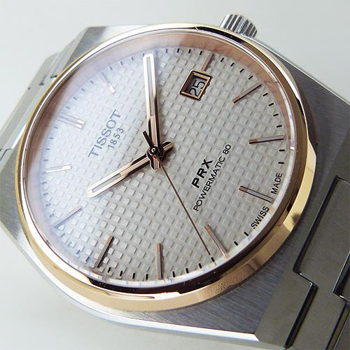 中古美品ティソ【TISSOT】 T137.407.21.031.00 PRX オートマティック パワーマティック80 シルバー