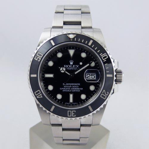 中古美品ロレックス【ROLEX】 116610LN サブマリーナデイト G番